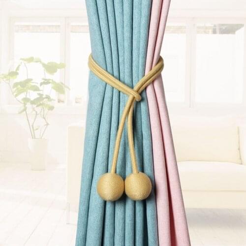 New modern simple curtain binding rope installation free perforated curtain strap curtain accessories curtain tieback