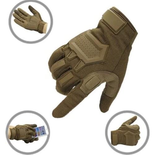 Antiskid Motocycle Bicycle Gym Gloves Touch Screen Tactical Gloves Men Army Sports Military Special Forces Full Finger Gloves