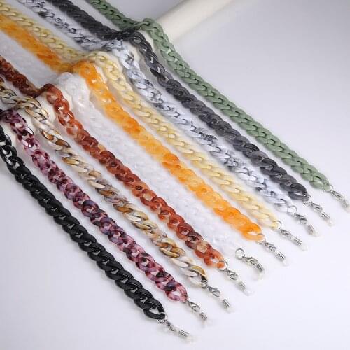 Skyrim Hot Fashion Acrylic Necklace Chain for Women Men Sunglasses Chains Holder Glasses Lanyard Eyeglasses Cord Neck Strap Rope