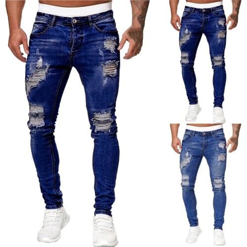 Womail Ripped Jeans For Men