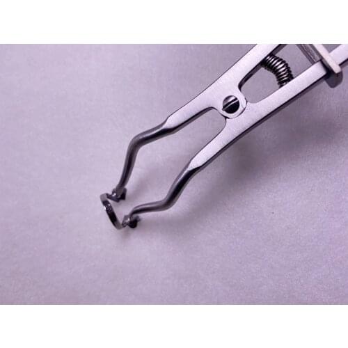 2Pis/Lot Dental Rubber Dam Sheets Clamps Clip Placement Clips Plier Forceps Stainless Steel Super Goold Durable Use