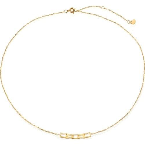 Links Chain Necklace for Women Stainless Steel Paper Clip Chain Collar Stylish Statment Jewelry