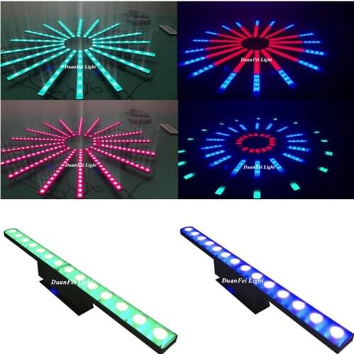 10 Lot 14x3w Rgb Beam Light Indoor Stage Led Wash Pixel Wall Washer Bar IP20 Sound Active Disco