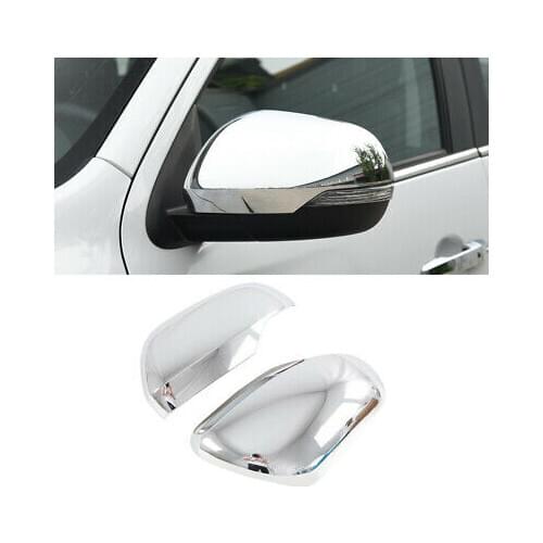 2* Chrome Rearview Side Mirror Cover For Mitsubishi Montero / Pajero Sport 16-20