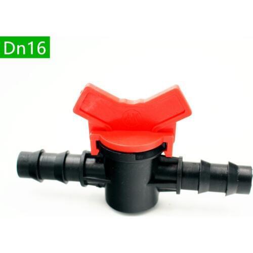 30pcs Dn16 Maxi Valve Barbed Straight Valve Irrigation Connector For LDPE Tube Agriculture and Home Garden Irrigation Z117