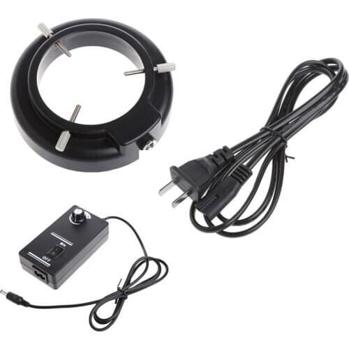 56 LED Adjustable Ring Light illuminator Lamp for stEREO ZOOM Microscope 203C