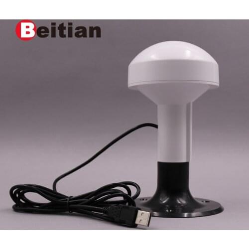 BEITIAN Marine boat ship GNSS Receiver, 9600bps, 4M Flash USB 2.0 Connector with Plastic base, GPS GLONASS receiver, BP-582U