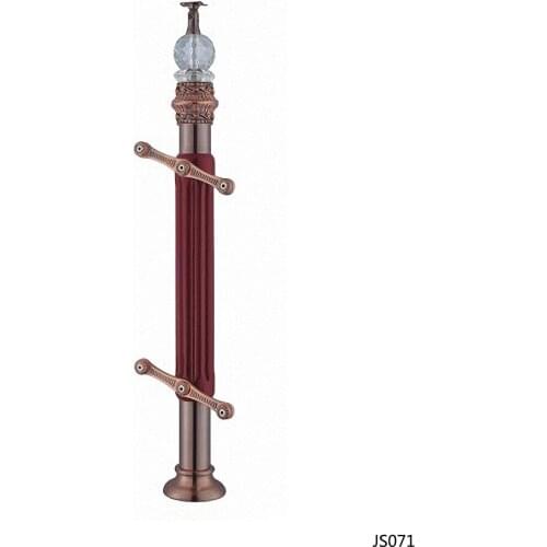 Freeshipping 950mm JS071 Column Customade Floor Mount Newel Handrail Armrest Post Pillar Pole for Staircase