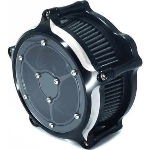 Filter Air Cleaner Aluminum Chrome for Harley Touring Street Glide 2008-2016 Softail 2016-2017 Dyna Fxdls Flstnse Flstse Fxsbse