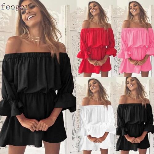 Fnoce Summer Dresses With Sleeves