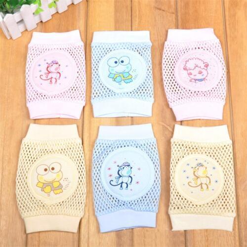 Cotton Kids Knee caps Children For Grils Boys Leg Warmers 0-3Y Cartoon Baby Knee Pads Anti Slip Mesh Cushion Crawling Protector