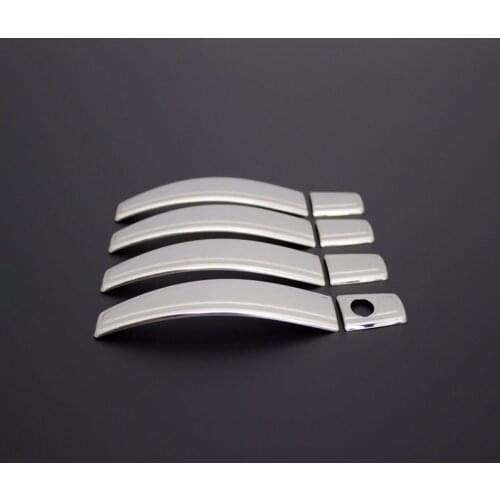 Fit For Opel Astra J Chrome Deco Door Handle 4 Door Stainless Steel (Pattern) 2009-chrome Styling Moulding Trim Tunning Modified