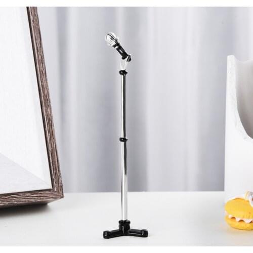 1:12 Dollhouse Simulation Miniature Life Miniature Life Play Scene Model Doll House Accessories Mini Microphone Kids Toys