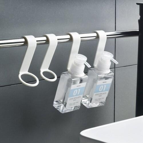 8 Pcs Hooks Transparent Strong Self Adhesive Door Wall Hangers Hooks Suction Heavy Load Rack Cup Sucker for Kitchen Bathroom