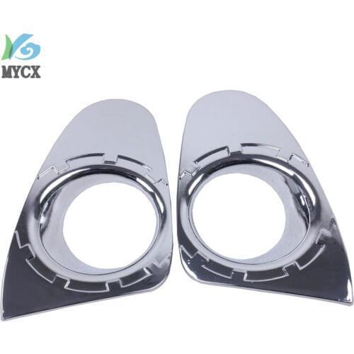 2016-2017 For Toyota Fortuner 2016 SW4 Accessories Chrome Front Fog Lights Frame Cover For Toyota Fortuner SW4 fortuner