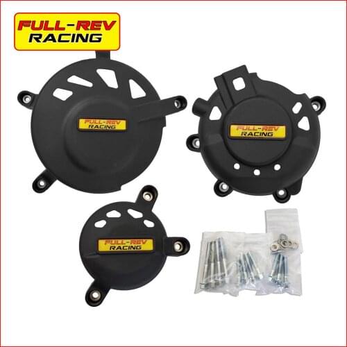 FOR SUZUKI GSXR600 750 06-13/GSXR1000 K9 09-16 Motorcycles Full Rev Racing Perforated protective engine cover