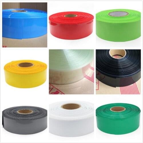 Width 242mm Diameter 154mm PVC Heat-Shrinkable Tube Film Model Accessories Protection Case Pack Wire Cable Sleeve-1/3Meters