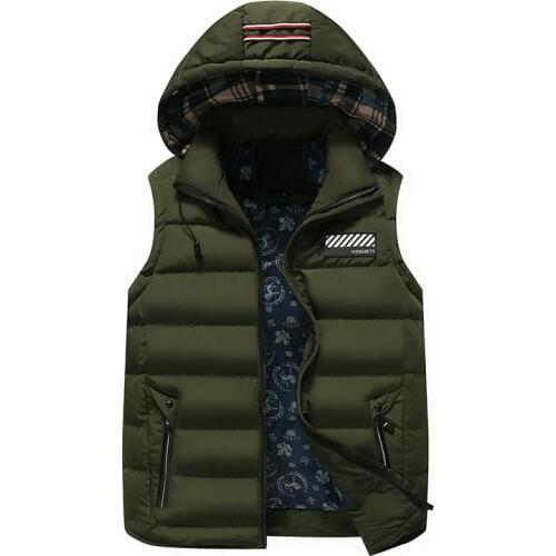 Qiyake Hooded Vests For Men