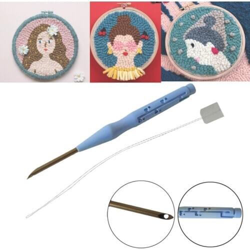 Adjustable Embroidery Needle Weaving Tool DIY Crafts Punch Yarn Needle Sewing Accessories Christmas Gifts
