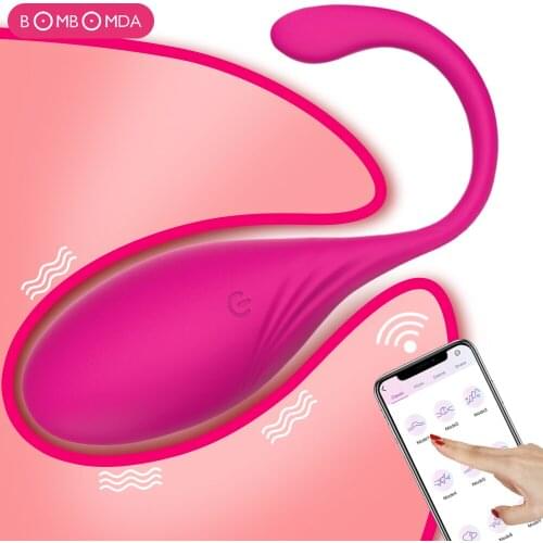 10 Frequency Silicone Vibrator APP Wireless Remote Control Vibrating Egg G-spot Massage Kegel Ball Adult Game Sex Toys for Women