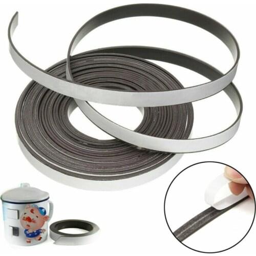 Thick 15 x 1.5mm Rubber Magnets Tape for Crafts 1/ 5 Meter magnetic tape self-adhesive magnetic tape magnetic strips