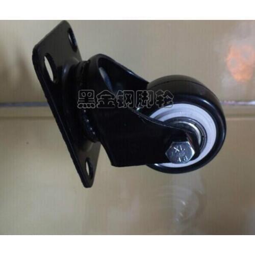 Universal Mute Wheel 1.5" Replacement Office Chair Swivel Caster Rubber Rolling Roller Wheels Furni