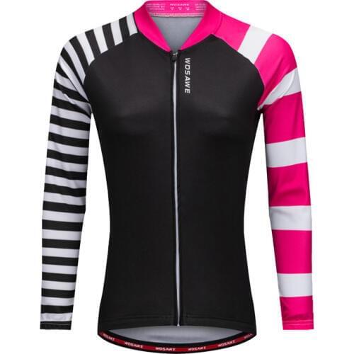 2018 Spring Autumn Long Sleeve Cycling Jacket Women Bicycle Clothes Bike Shirt Riding Equipment Windproof mtb chaqueta ciclismo