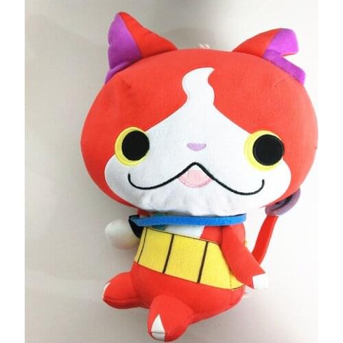 High Quality Japan Anime Yo-kai Watch Jibanyan Cat Plush Toy Soft Stuffed Kawaii Cat Doll Kids Gift 30cm