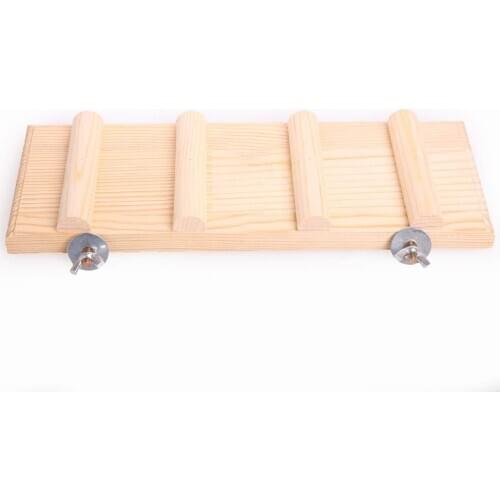 Bird Perch Platform Bird Cage Playground Springboard Paw Grinding Clean for Small Medium Parrots Parakeet Budgies Hamster Cage