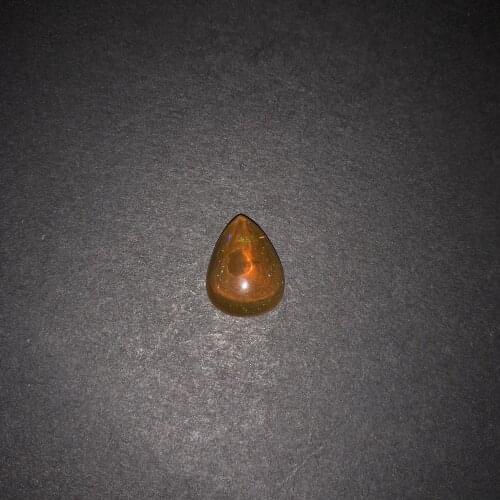 1pcs Pear-shaped interface opal smooth-surface