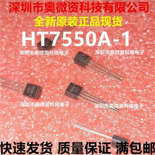 100% Original In Stock New HT7550A-1 7550A-1 HT7550 TO-92 （20pcs/lot