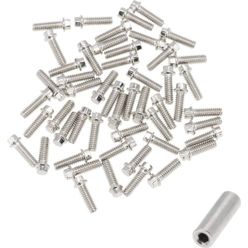 100Pcs 1.9 2.2 Wheel Rim Imperial M2 Screw Decoration for 1/10 RC Crawler Axial SCX10 90046 AXI03007 Traxxas TRX4