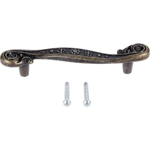 110*16mm Zinc Alloy Kitchen Drawer Cabinet Door Handle Antique Bronze Jewelry Wooden Box Furniture Cupboard Pull Handles & Knobs
