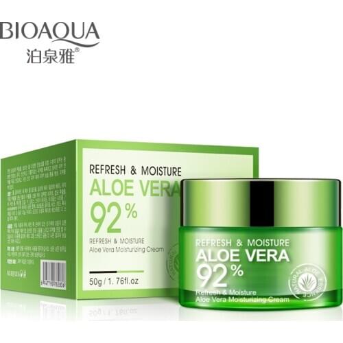 BIOAQUA Aloe Vera Gel Essence Face Cream Moisturizing Snail Whitening Cream Acne Scar Removal Cream Korean Cosmetics Skin Care