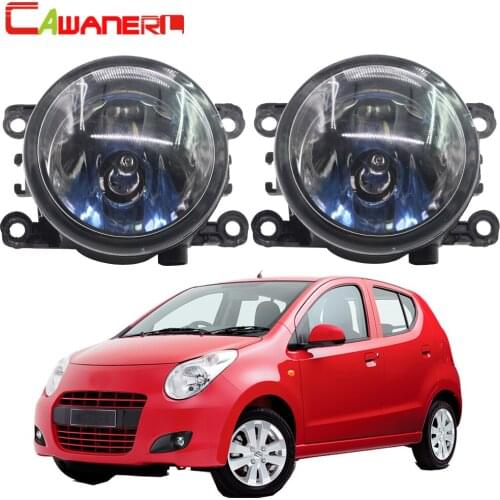 Cawanerl 2 Pieces 100W Car Halogen Fog Light DRL Daytime Running Lamp High Power 12V For Suzuki Alto V GF Hatchback 2009-2015