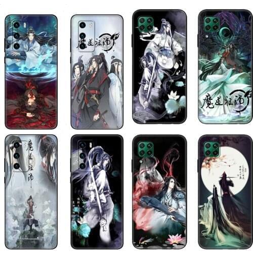 Black tpu Case For Huawei P30 Lite P30 Pro P40 Case For Huawei P40 LITE E P Smart 2020 Case Cover Mo Dao Zu Shi