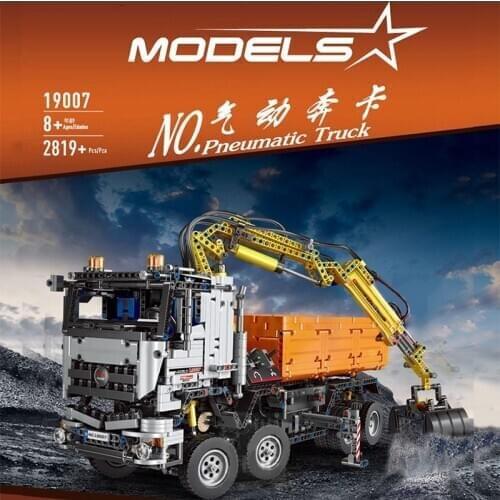 MOULD KING Electric MERCEDESE AROCS Remote control Truck App Motorized Car model Building Blocks Bricks Kids Toys Birthday Gifts