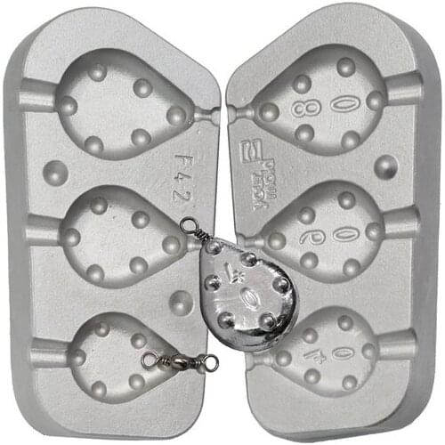 Mould lead Grippa Gr.40-60-80 F 42 swivels N ° 8