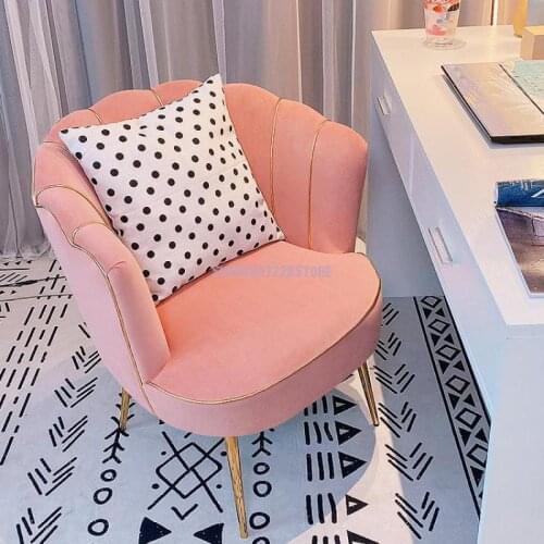 Computer Chair Girl Bedroom Lovely Chair Back Pink Makeup Chair Family Comfortable Study Desk Chair Sofa Chair