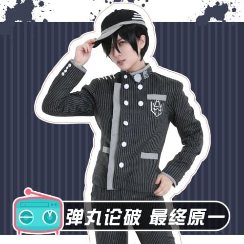 Danganronpa V3 Saihara Shuichi Cosplay Costume School Uniform Suit Halloween Outfit Full Set for Men