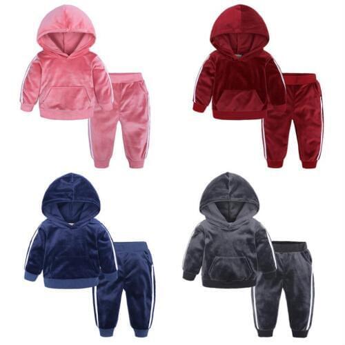 Children Clothing Boys Sets Winter Costume Kids Clothes Toddler Girl Baby Boys Clothes Sets Cotton Girls Sport Suits