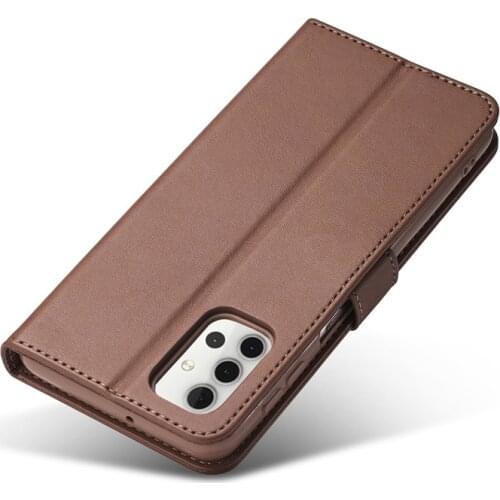Leather Wallet Case For Samsung Galaxy A72 A52 A32 A02 M02 Case Flip Phone Cover Bags Cases