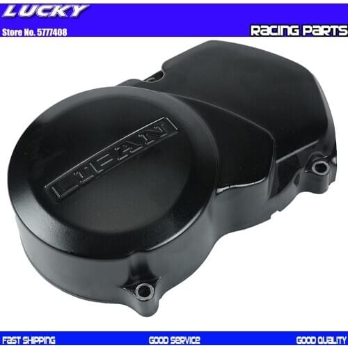 Motorcycle Magnetor Stator Cover Front Sprocket Cover For lifan 50 70 90 110 125 140 150cc Horizontal Kick Starter Engines Parts