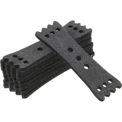 N0HA 10 Pcs Catapult Microfiber Six Small Leather Bags Slingshot Leather Pocket Used for shooting Fish Slingshot