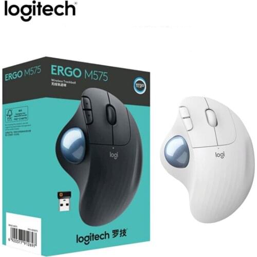 Original Logitech Mouse M575 Wireless Trackball Mouse Notebook USB Mouse Office Mouse Wireless Mouse