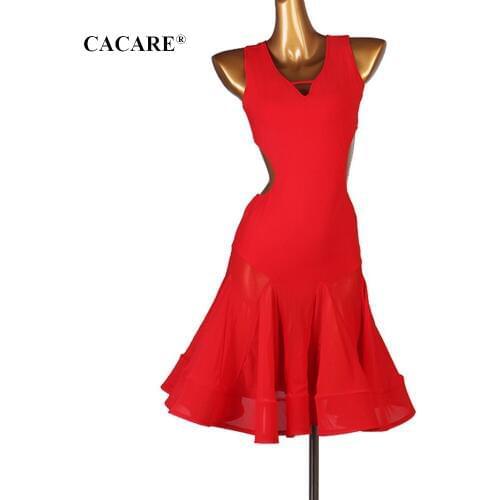 2020 Sexy Latin Dance Dress Women Latina Salsa Latin Dance Competition Dresses Fringe CHEAP D0692 Backless Big Hem