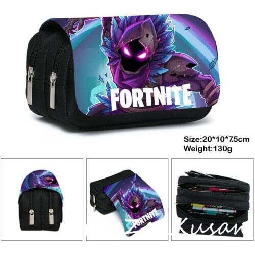 Student Pencilcase Fortnite Kawaii Peely Kids Big Capacity Pencils Bag Stationery Battle Royale Canvas School Supplies