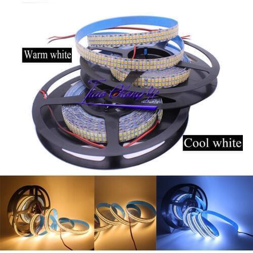 5M Super bright 480LEDs/m 2400LEDs/5m 2835 warm white/cool white 12V Double Row Flexible LED strip