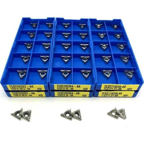 TCGT110208 AK H01 Internal Turning Tool turning insert CNC Cutting tool TCGT 110208 Copper aluminum tool high quality lathe tool