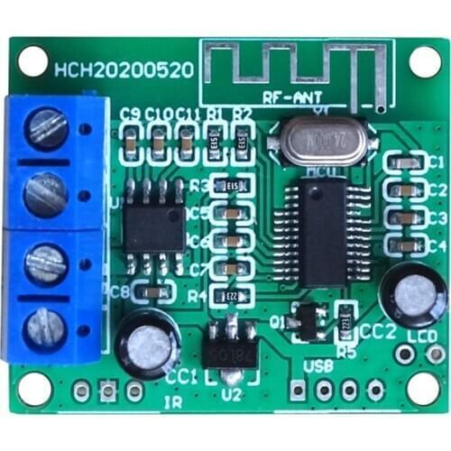 Taidacent Mono 20W Bluetooth 5.0 Power Amplifier Circuit 12V Bluetooth Audio Amplifier Module TWS Charging Box Headphone PCBA